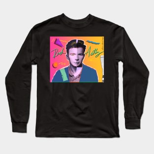 RICK ASTLEY 80S RETRO STYLE Long Sleeve T-Shirt